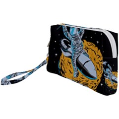 Astronaut Planet Space Science Wristlet Pouch Bag (small)