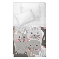 Cute Cats Seamless Pattern Duvet Cover (single Size)