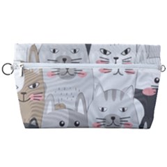 Cute Cats Seamless Pattern Handbag Organizer by Sarkoni