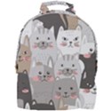 Cute Cats Seamless Pattern Mini Full Print Backpack View1