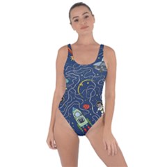 Cat Cosmos Cosmonaut Rocket Bring Sexy Back Swimsuit by Grandong