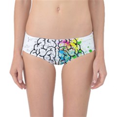 Brain Mind Psychology Idea Drawing Classic Bikini Bottoms