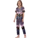 Sydney Australia Travel Oceania Kids  Satin Short Sleeve Pajamas Set View1