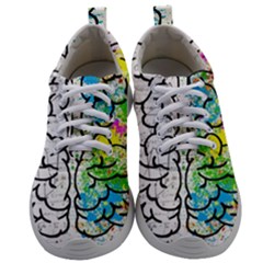 Brain Mind Psychology Idea Drawing Mens Athletic Shoes