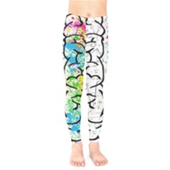 Brain Mind Psychology Idea Drawing Kids  Classic Winter Leggings