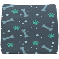 Bons Foot Prints Pattern Background Seat Cushion by Grandong