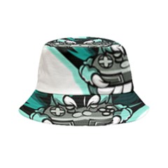 Gamer Illustration Gamer Video Game Logo Bucket Hat by Sarkoni