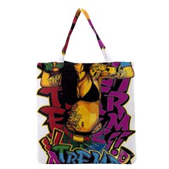 Xtreme Skateboard Graffiti Grocery Tote Bag