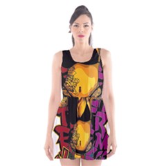 Xtreme Skateboard Graffiti Scoop Neck Skater Dress