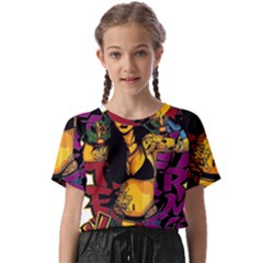 Xtreme Skateboard Graffiti Kids  Basic T-shirt