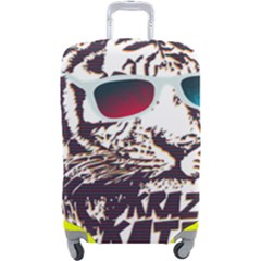 Krazy Katz 3d Tiger Roar Animal Luggage Cover (large)