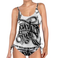 Hip Hop Music Drawing Art Graffiti Tankini Set by Sarkoni