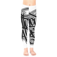 Hip Hop Music Drawing Art Graffiti Kids  Classic Winter Leggings