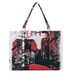 Cars City Fear This Poster Zipper Medium Tote Bag