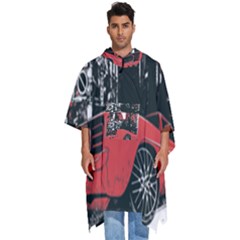 Cars City Fear This Poster Men s Hooded Rain Ponchos by Sarkoni