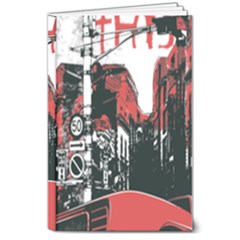 Cars City Fear This Poster 8  X 10  Hardcover Notebook