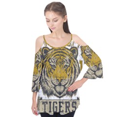 1813 River City Tigers Athletic Department Flutter Sleeve T-shirt 