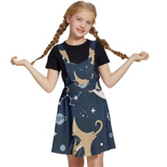 Space Theme Art Pattern Design Wallpaper Kids  Apron Dress