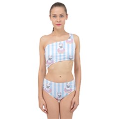 French Bulldog Dog Seamless Pattern Spliced Up Two Piece Swimsuit