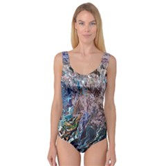 Abstract Blend V Princess Tank Leotard  by kaleidomarblingart