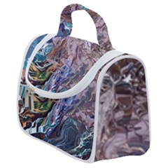 Abstract Blend V Satchel Handbag