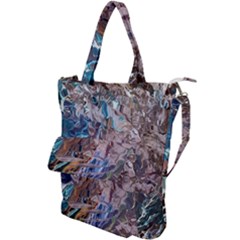 Abstract Blend V Shoulder Tote Bag by kaleidomarblingart