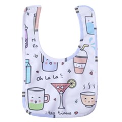 Drinks Cocktails Doodles Coffee Baby Bib by Apen