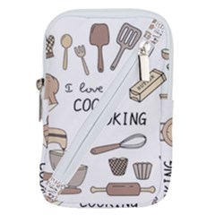 I Love Cooking Baking Utensils Knife Belt Pouch Bag (small)