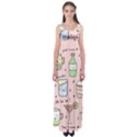 Drink Cocktail Doodle Coffee Empire Waist Maxi Dress View1