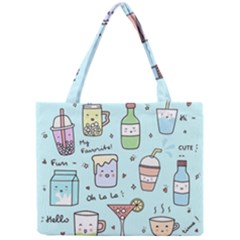 Drinks Cocktails Doodle Coffee Mini Tote Bag