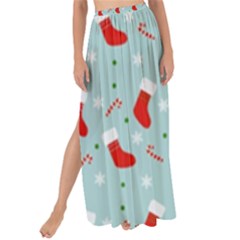 Christmas Pattern Maxi Chiffon Tie-up Sarong