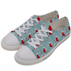 Christmas Pattern Women s Low Top Canvas Sneakers