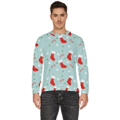 Christmas Pattern Men s Fleece Sweatshirt by Apen