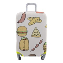 Dinner Meal Food Snack Fast Food Luggage Cover (small) by Apen