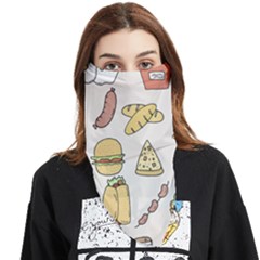 Dinner Meal Food Snack Fast Food Face Covering Bandana (triangle)