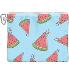 Watermelon Fruit Pattern Tropical Canvas Cosmetic Bag (xxxl)