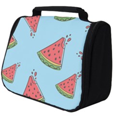 Watermelon Fruit Pattern Tropical Full Print Travel Pouch (big) by Apen