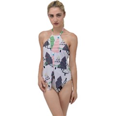 Christmas Trees Icons Go With The Flow One Piece Swimsuit by Apen