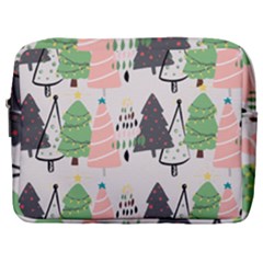 Christmas Trees Icons Make Up Pouch (large) by Apen