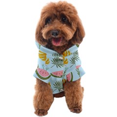 Watermelon Leaves Fruit Foliage Dog Coat by Apen