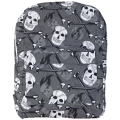 Skull Skeleton Pattern Texture Full Print Backpack