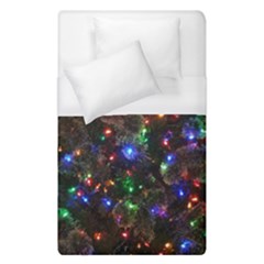 Christmas Lights Duvet Cover (single Size) by Apen