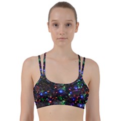 Christmas Lights Line Them Up Sports Bra