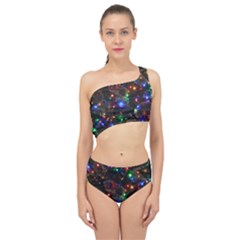 Christmas Lights Spliced Up Two Piece Swimsuit