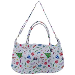 New Year Christmas Winter Pattern Removable Strap Handbag by Apen