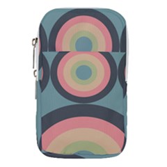 Circles Design Pattern Tile Waist Pouch (large)