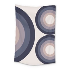 Circle Tile Design Pattern Small Tapestry