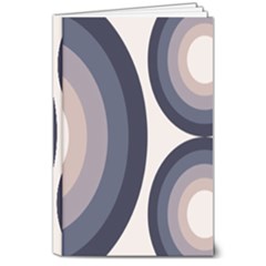 Circle Tile Design Pattern 8  X 10  Hardcover Notebook