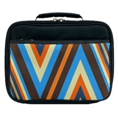 Pattern Triangle Design Repeat Lunch Bag by Ravend