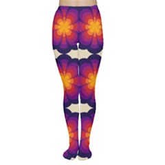 Flower Pattern Design Seamless Tights